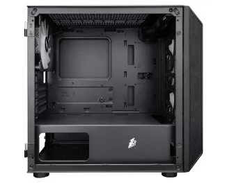 Корпус 1stPlayer D3-BK-3F7-14 Black без БП