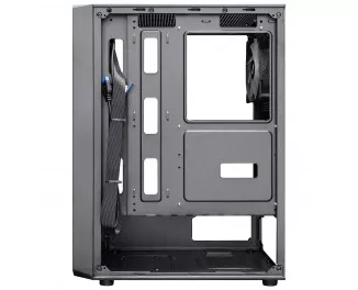 Корпус 1stPlayer FD3-BK-4F7 Black без БП