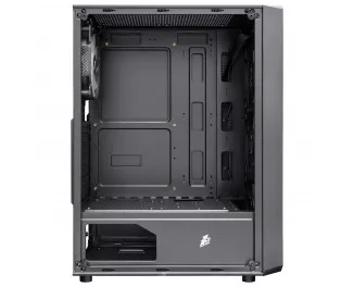 Корпус 1stPlayer FD3-BK-4F7 Black без БП