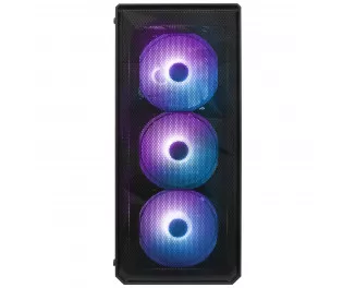Корпус 1stPlayer FD3-BK-4F7 Black без БП