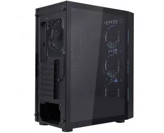 Корпус 1stPlayer Go6-BK-4FS7 Black без БП