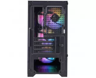 Корпус 1stPlayer H2-BK-4F7 Black без БЖ