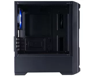 Корпус 1stPlayer H2-BK-4F7 Black без БЖ