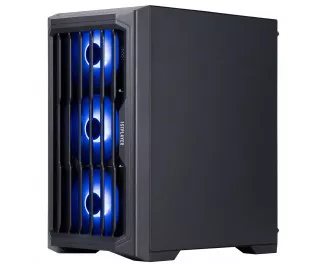 Корпус 1stPlayer H2-BK-4F7 Black без БЖ