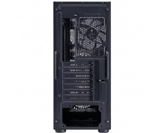 Корпус 1stPlayer H6-BK-4F7 Black без БП