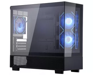 Корпус 1stPlayer Mi5-BK-2FC7R-1FC7 Black без БП