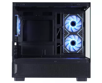 Корпус 1stPlayer Mi5-BK-2FC7R-1FC7 Black без БП