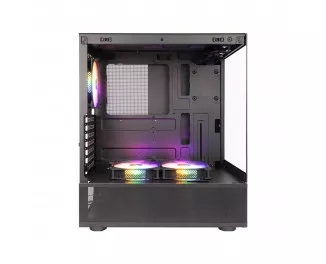 Корпус 1stPlayer Mi7-A-BK-2F7R-1F7 Black без БП