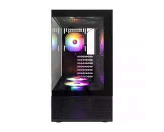 Корпус 1stPlayer Mi7-A-BK-2F7R-1F7 Black без БП