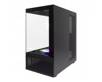 Корпус 1stPlayer Mi7-A-BK-2F7R-1F7 Black без БП