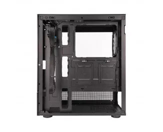 Корпус 1stPlayer Mi7-A-BK-2F7R-1F7 Black без БП