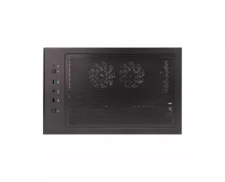 Корпус 1stPlayer Mi7-A-BK-2F7R-1F7 Black без БП