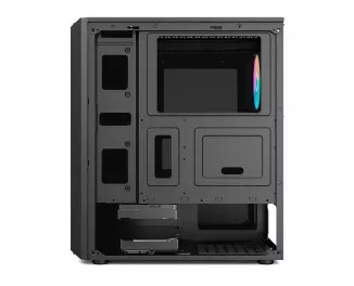 Корпус 1stPlayer RB-4-1G6-BK Black без БП