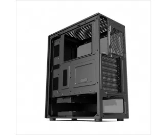 Корпус 1stPlayer RB-4-1G6-BK Black без БП