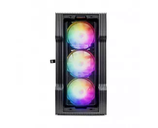 Корпус 1stPlayer T3-BK-4F1 Black без БП