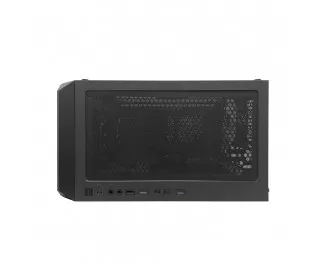 Корпус 1stPlayer T5-BK-4F1 Black без БП