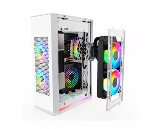 Корпус 1stPlayer UN1-3F2-W-WH White 750W