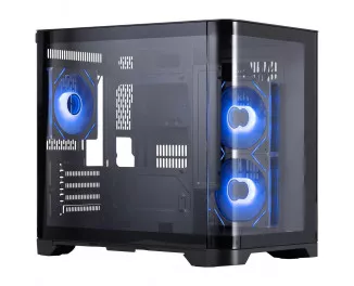 Корпус 1stPlayer UV5-BK-2FC7R-1FC7 Black без БП