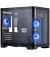 Корпус 1stPlayer UV5-BK-2FC7R-1FC7 Black без БП