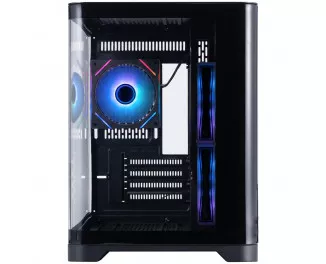 Корпус 1stPlayer UV5-BK-2FC7R-1FC7 Black без БП