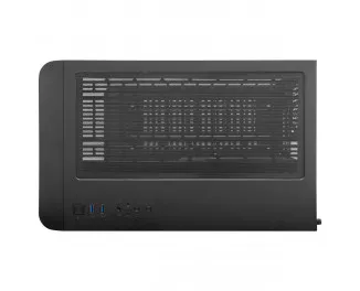 Корпус 1stPlayer UV6-BK-2FC7R-1FC7 Black без БП
