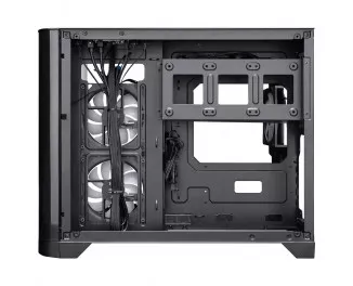 Корпус 1stPlayer UV6-BK-2FC7R-1FC7 Black без БП