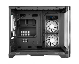 Корпус 1stPlayer UV6-BK-2FC7R-1FC7 Black без БП