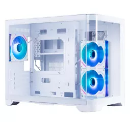 Корпус 1stPlayer UV6-WH-2FC7R-W-1FC7-W White без БП