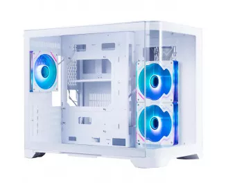 Корпус 1stPlayer UV6-WH-2FC7R-W-1FC7-W White без БП
