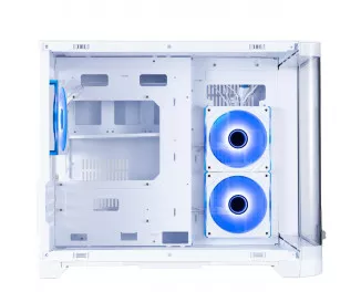 Корпус 1stPlayer UV6-WH-2FC7R-W-1FC7-W White без БП