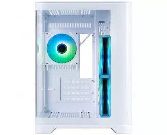 Корпус 1stPlayer UV6-WH-2FC7R-W-1FC7-W White без БП