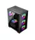 Корпус 1stPlayer X2-M-BK-4F1 Black без БП