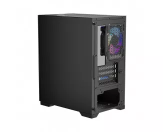 Корпус 1stPlayer X2-M-BK-4F1 Black без БП