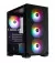 Корпус 1stPlayer X2-M-BK-4F7 Black без БП