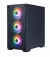 Корпус 1stPlayer X2-M-BK-4F7 Black без БП