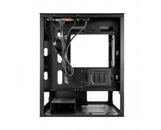 Корпус 1stPlayer X4-M-BK-2F1P-1F1 Black без БП