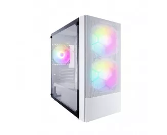 Корпус 1stPlayer X4-M-WH-2F1P-W-1F1-W White без БП