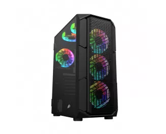 Корпус 1stPlayer XF-BK-4F7 Black без БП