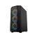 Корпус 1stPlayer XF-BK-4F7 Black без БП