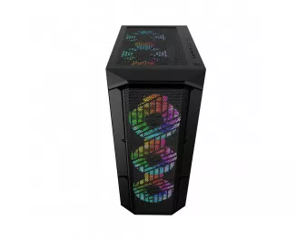 Корпус 1stPlayer XF-BK-4F7 Black без БП