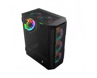 Корпус 1stPlayer XF-BK-4F7 Black без БП
