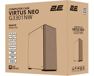 Корпус 2E Gaming Virtus Neo White (G3301NW) без БЖ