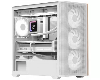 Корпус AeroCool D301A-G-WT-v2 (ACCS-DS03043.21) White без БП