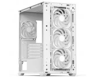Корпус AeroCool D301A-G-WT-v2 (ACCS-DS03043.21) White без БП