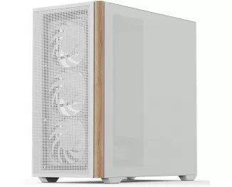 Корпус AeroCool D301A-G-WT-v2 (ACCS-DS03043.21) White без БП