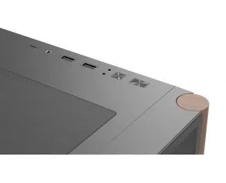 Корпус AeroCool D501A-G-BK-v2 (ACCM-DS01043.11) Black без БП