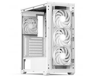 Корпус AeroCool D501A-G-WT-v2 (ACCM-DS01043.21) White без БЖ