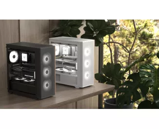 Корпус AeroCool D501A-G-WT-v2 (ACCM-DS01043.21) White без БЖ