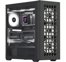 Корпус AeroCool D502A-G-BK-v1 (ACCM-DS02043.11) Black без БП