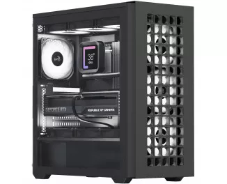 Корпус AeroCool D502A-G-BK-v1 (ACCM-DS02043.11) Black без БП